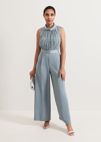 Phase Eight Petite Eliza Jumpsuit Blue Canada | BTXEZW-503